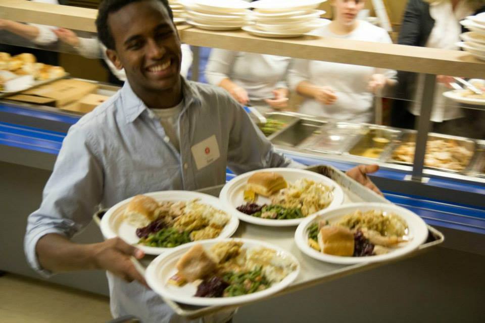 We serve over 330,000 meals a year to our homeless guests at the BUrnside Shelter. 